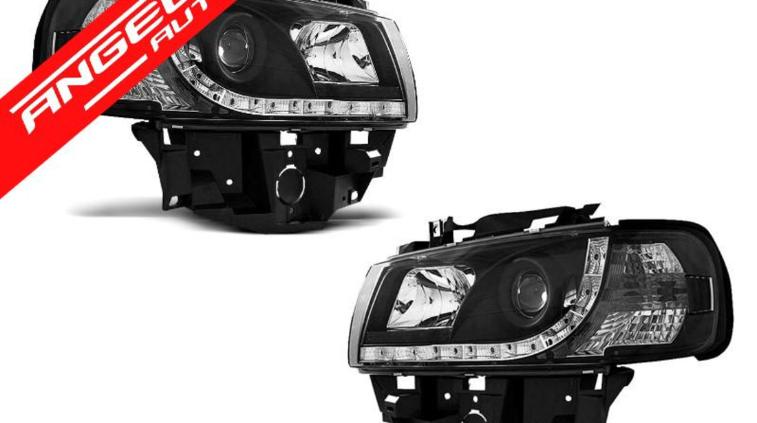 Faruri LED Dayline VW T4 BUS 1996-2003 BUS Black