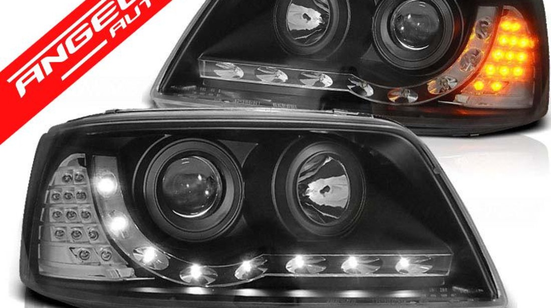 Faruri LED Dayline VW T5 2003-2009 Semnal LED Black Model