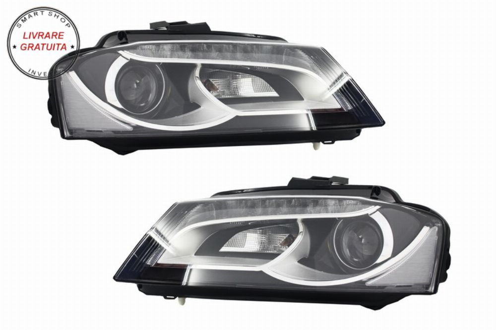Faruri LED DRL Audi A3 8P 8P1 8PA (2009-2013) Facelift Look- livrare gratuita