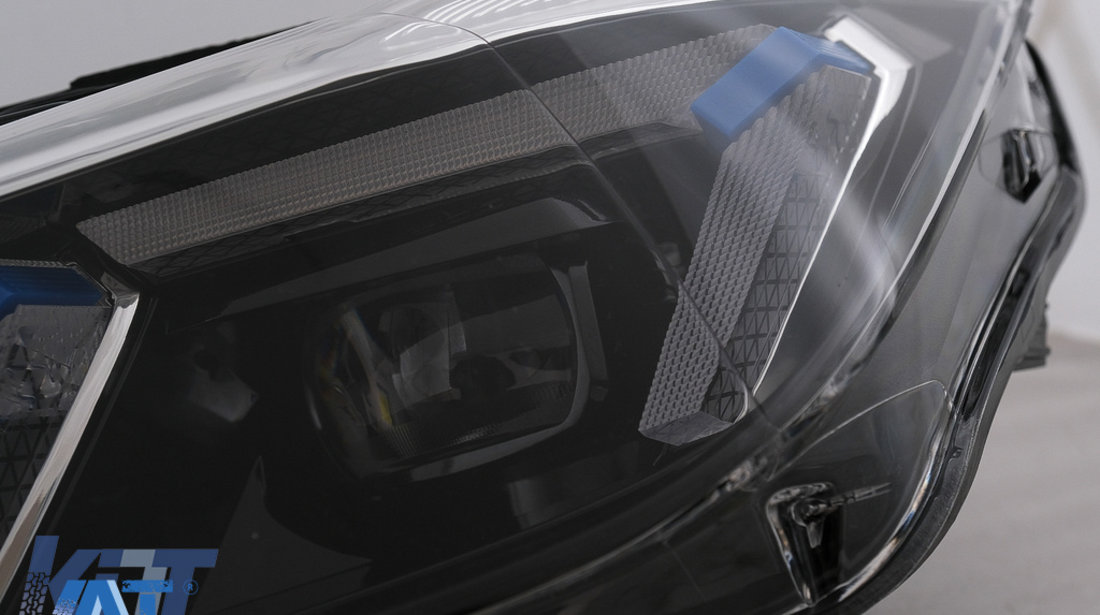 Faruri LED DRL compatibil cu BMW 3 Series F30 F31 Sedan Touring (10.2011-2019) Upgrade la G20 2024 Design pentru Xenon