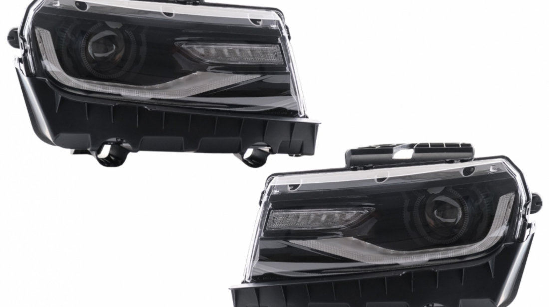 Faruri LED DRL compatibil cu Chevrolet Camaro (2014-2015) cu Semnal Dinamic Conversie la 2016+ HLCHECAMARO