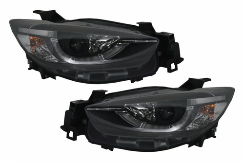 Faruri LED DRL compatibil cu Mazda CX5 Prefacelift (2011-2015) Black Xenon HLMACX5CE