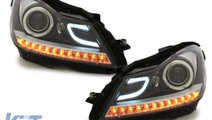 Faruri LED DRL compatibil cu Mercedes C-Class W204...