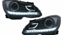 Faruri LED DRL compatibil cu Mercedes C-Class W204...