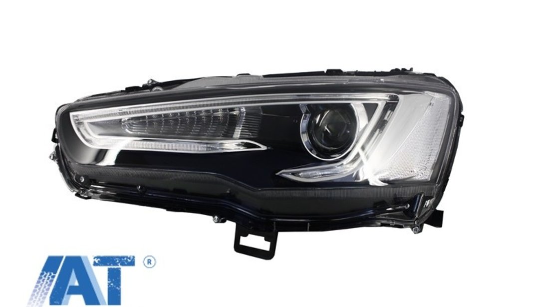 Faruri LED DRL compatibil cu Mitsubishi Lancer (2007-2017) Dual Proiector Semnal Secvential Dinamic