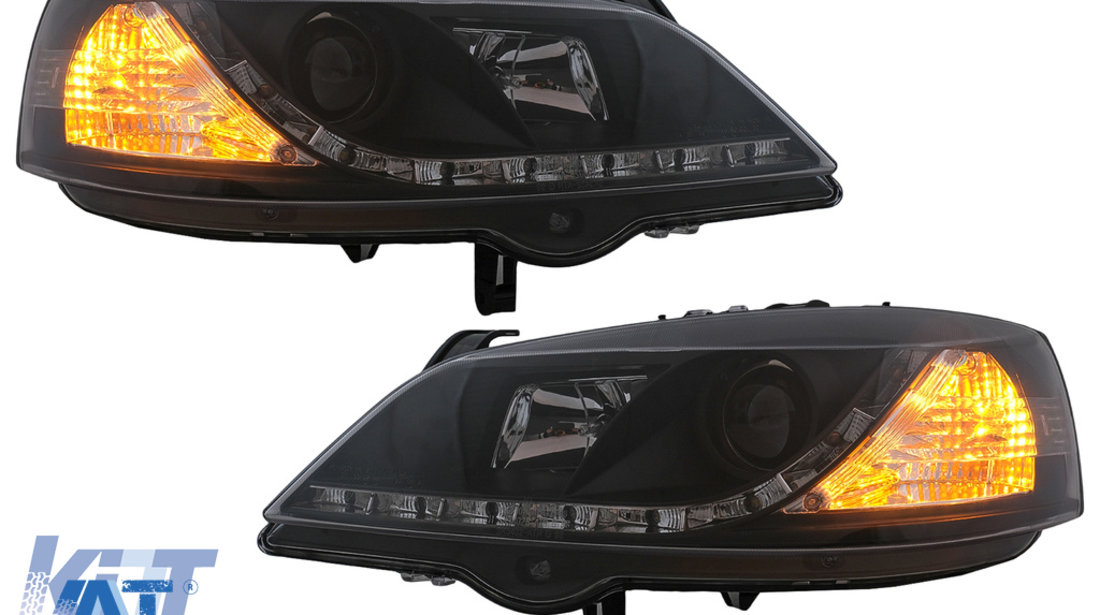 Faruri LED DRL compatibil cu Opel Astra G (09.1997-02.2004) Negru