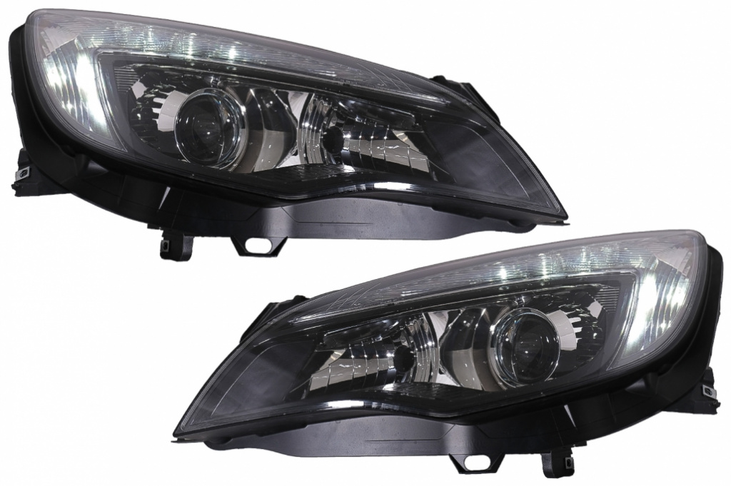Faruri LED DRL compatibil cu Opel Astra J (2010-2012) Negru SWO15DLGXB