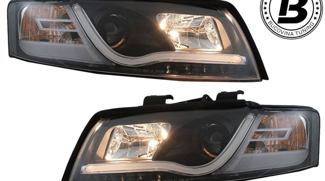 Faruri LED DRL compatibile cu AUDI A4 8E (00-04)