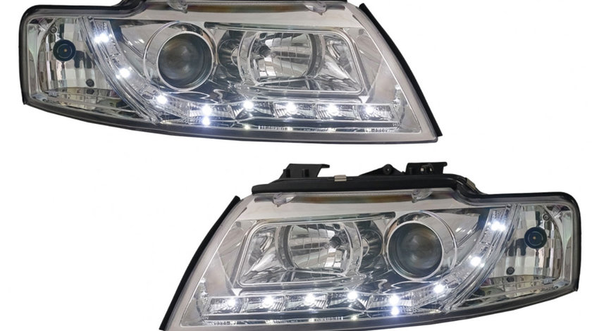 Faruri LED DRL compatibile cu Audi A4 B6 (00-06)