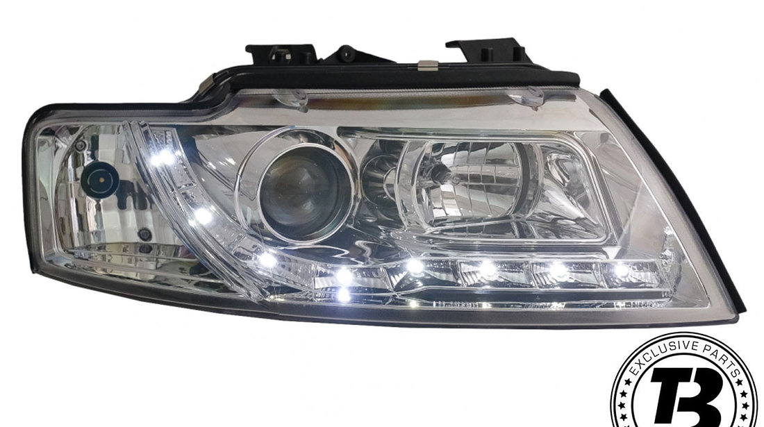 Faruri LED DRL compatibile cu Audi A4 B6 (00-06)