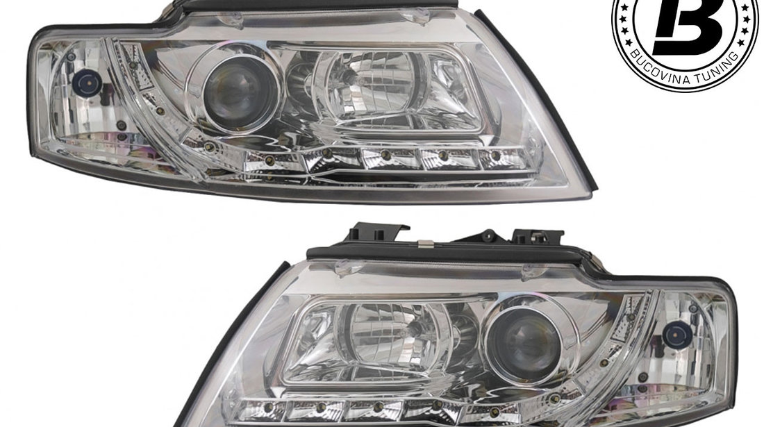 Faruri LED DRL compatibile cu Audi A4 B6 (00-06)