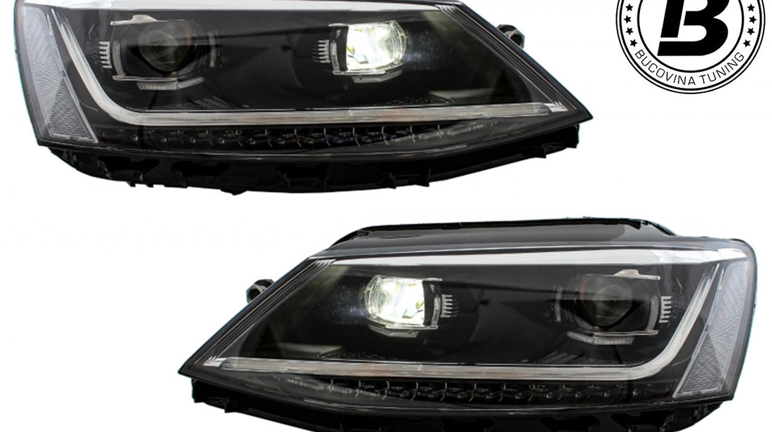 Faruri LED DRL compatibile cu VW Jetta Mk6 (11-17)