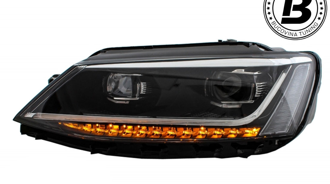 Faruri LED DRL compatibile cu VW Jetta Mk6 (11-17)