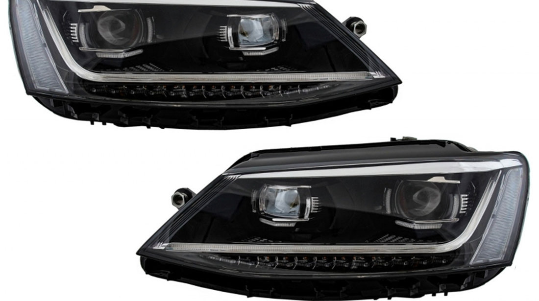 Faruri LED DRL compatibile cu VW Jetta Mk6 (11-17)