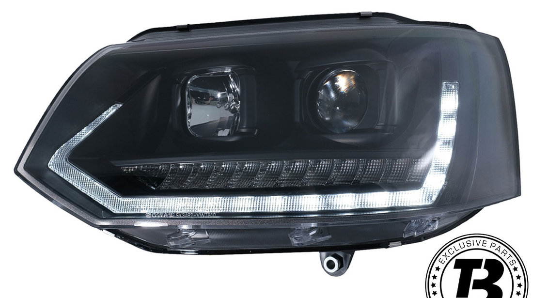 Faruri LED DRL compatibile cu VW Transporter T5 (10-15)