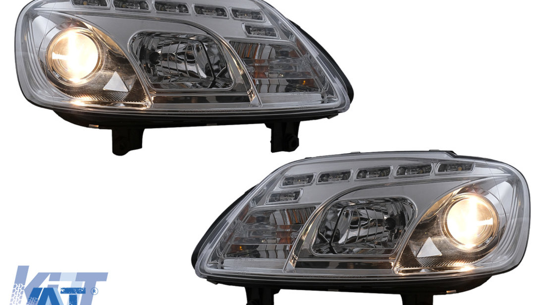 Faruri LED DRL DAYLIGHT compatibil cu VW Touran 1T Caddy (02.2003-10.2006) Crom