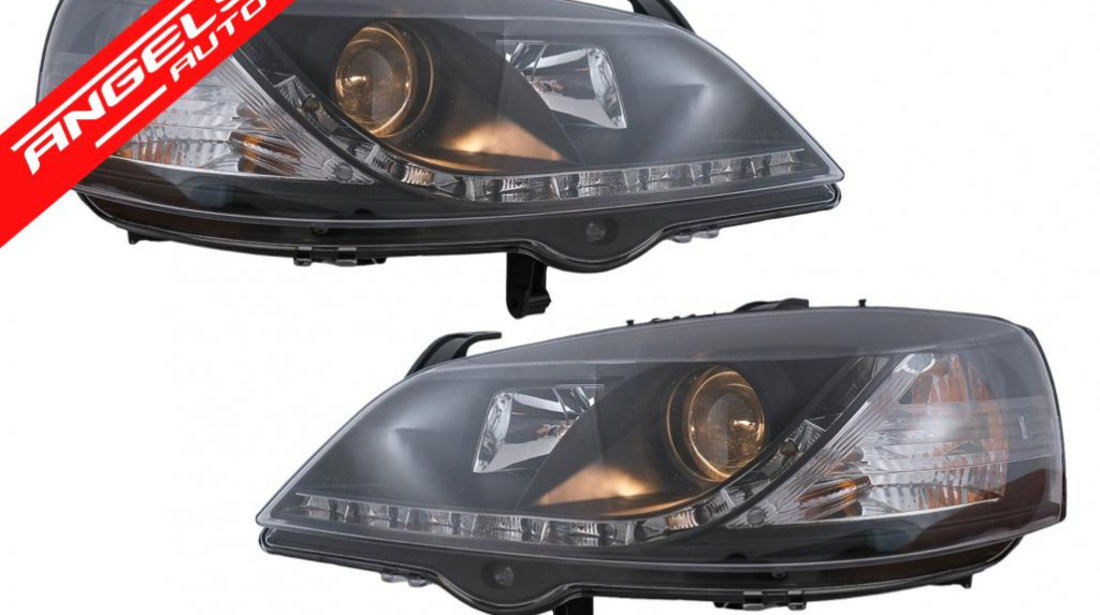 Faruri LED DRL Opel Astra G (09.1997-02.2004) Negru