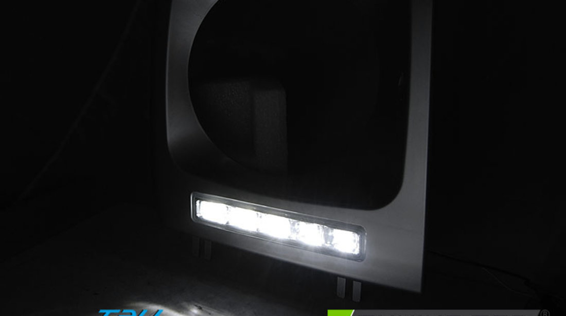 Faruri LED DRL SILVER compatibila MERCEDES W461,W463 01-12