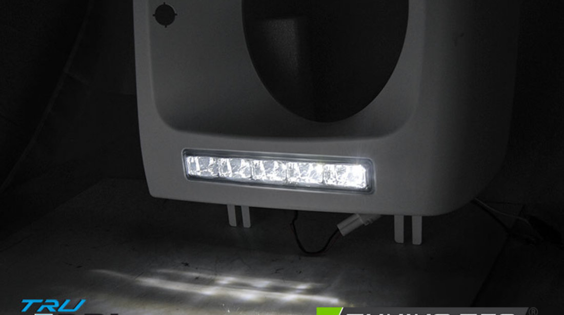 Faruri LED DRL UNPAINTED compatibila MERCEDES W461,W463 01-12