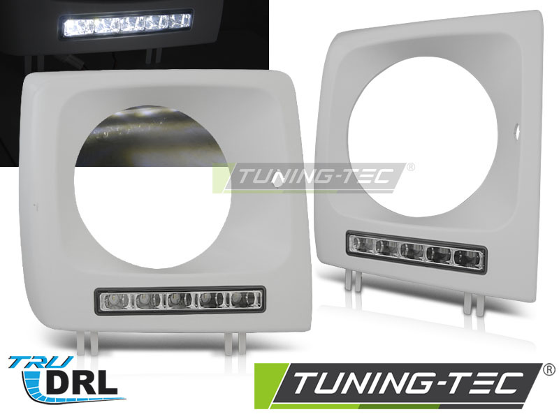 Faruri LED DRL UNPAINTED compatibila MERCEDES W461,W463 01-12