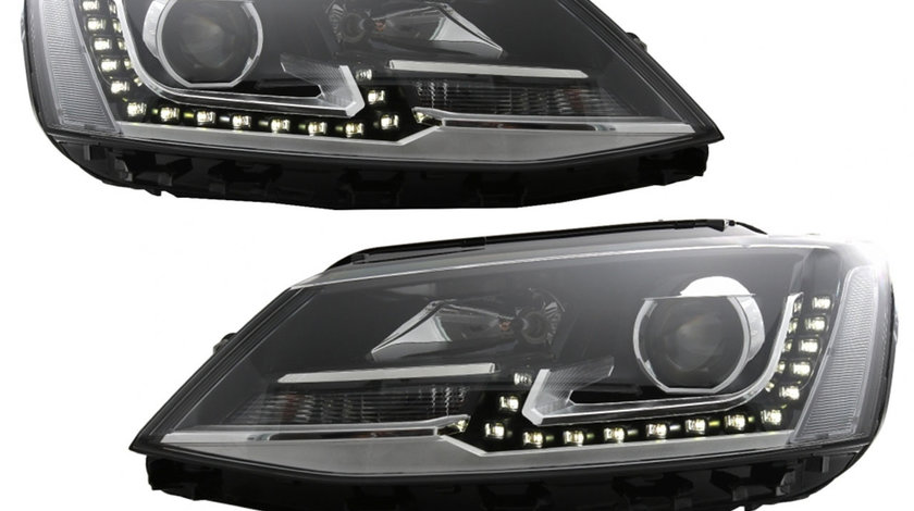 Faruri LED DRL VW Jetta Mk6 (11-17) GTI OE Design