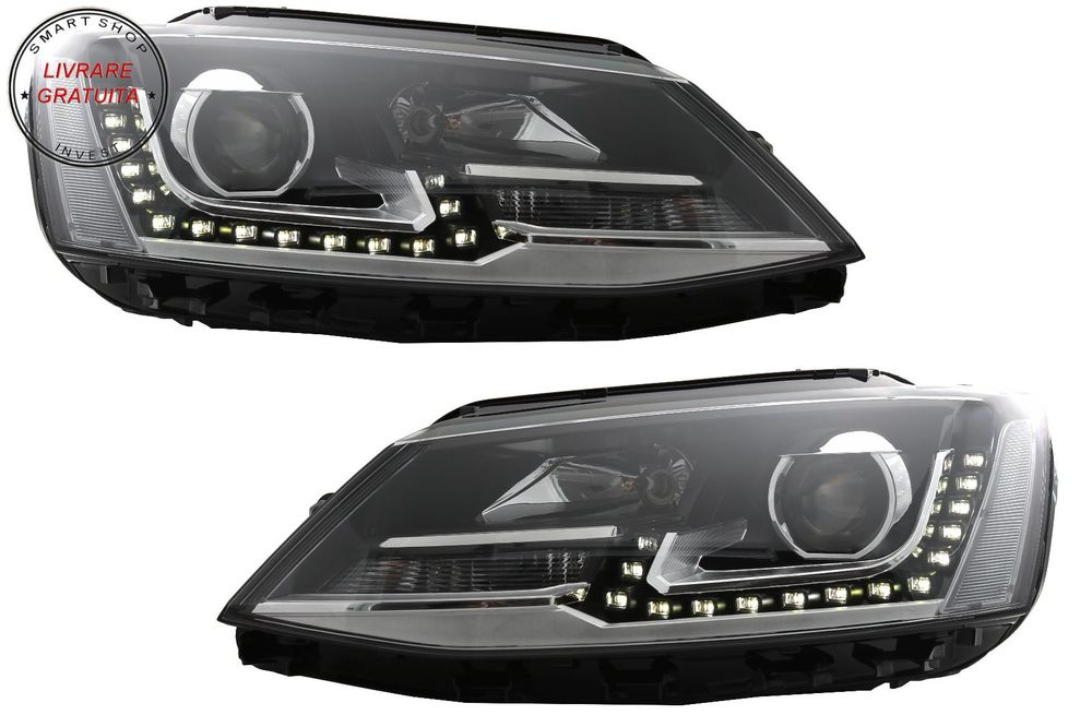Faruri LED DRL VW Jetta Mk6 VI (2011-2017) GTI OE Design- livrare gratuita