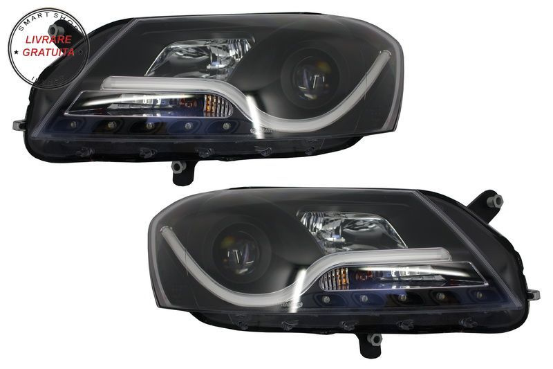 Faruri LED DRL VW Passat B7 (10.2010-10.2014) Negru