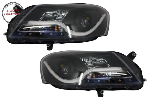 Faruri LED DRL VW Passat B7 (10.2010-10.2014) Negru- livrare gratuita