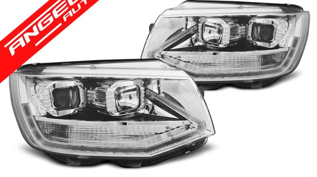 Faruri LED DRL VW T6 2015-2019 Crom