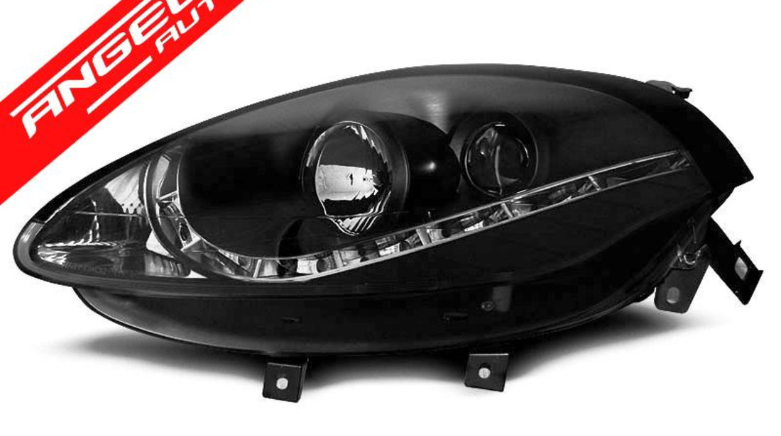 Faruri LED FIAT BRAVO II 2007-2015 Black