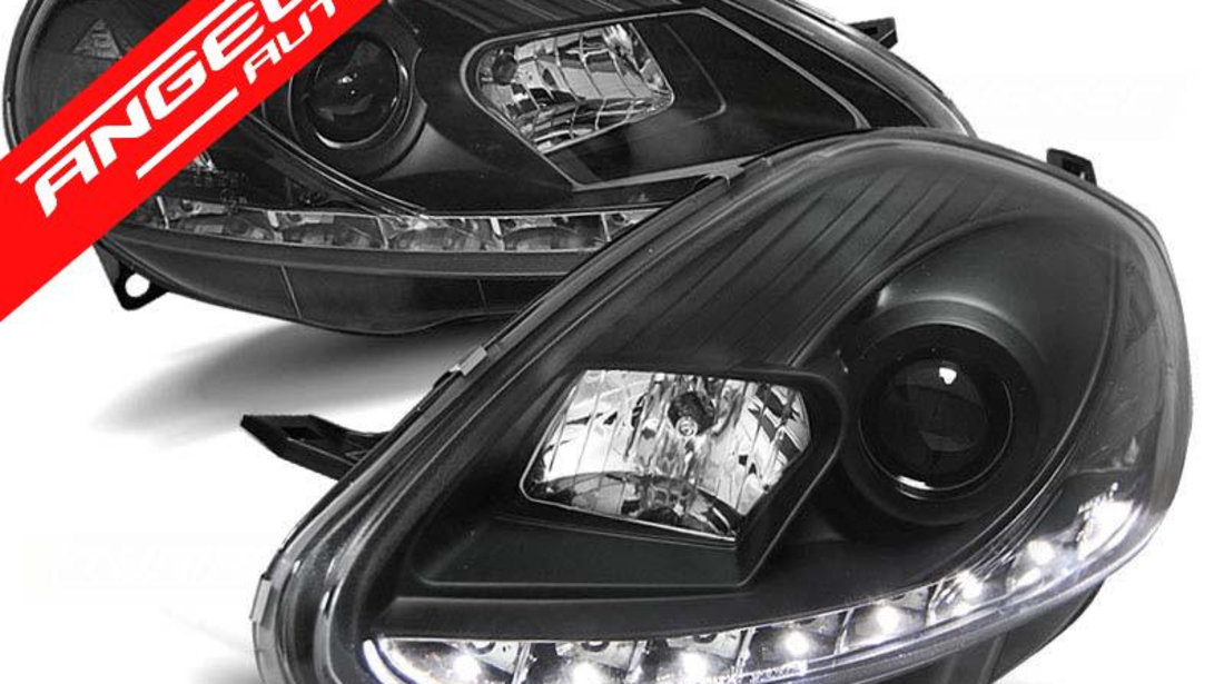 Faruri LED FIAT GRANDE PUNTO 2008-2009 Black