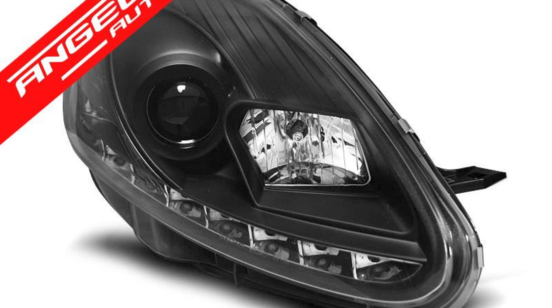 Faruri LED FIAT GRANDE PUNTO 2008-2009 Black