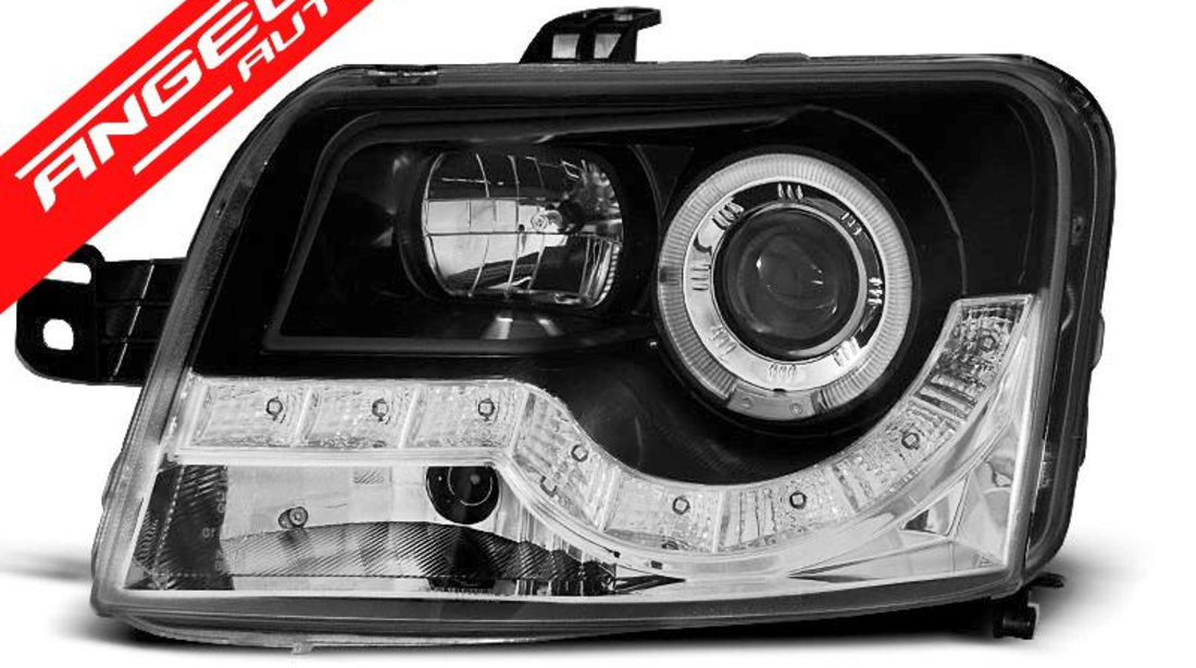 Faruri LED FIAT PANDA 2003-2012 Negru