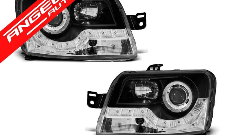 Faruri LED FIAT PANDA 2003-2012 Negru