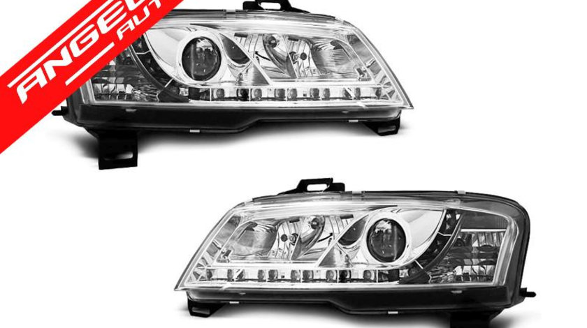 Faruri LED FIAT STILO 2001-2008 Chrome