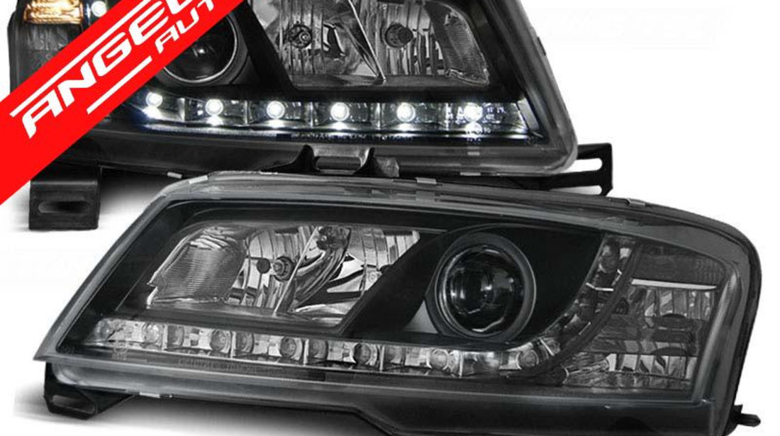 Faruri LED Fiat Stilo 2001-2008 Negru