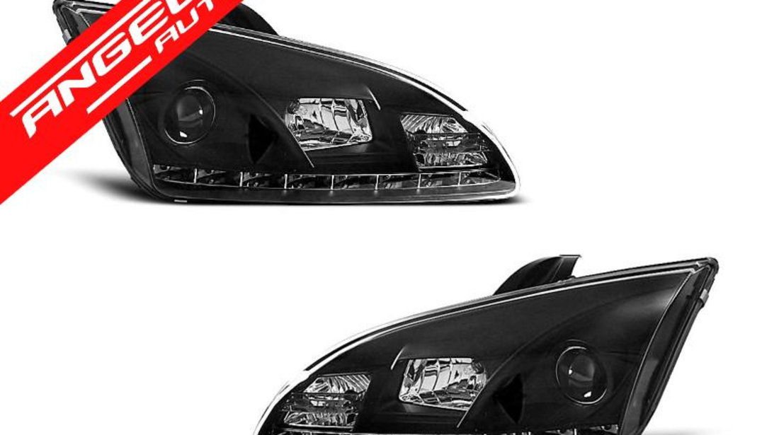 Faruri LED FORD FOCUS 2004-2008 Black Design