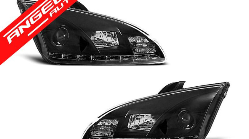 Faruri LED FORD FOCUS 2004-2008 Black Design