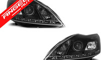 Faruri LED Ford Focus II 2008-2010 Fundal Negru