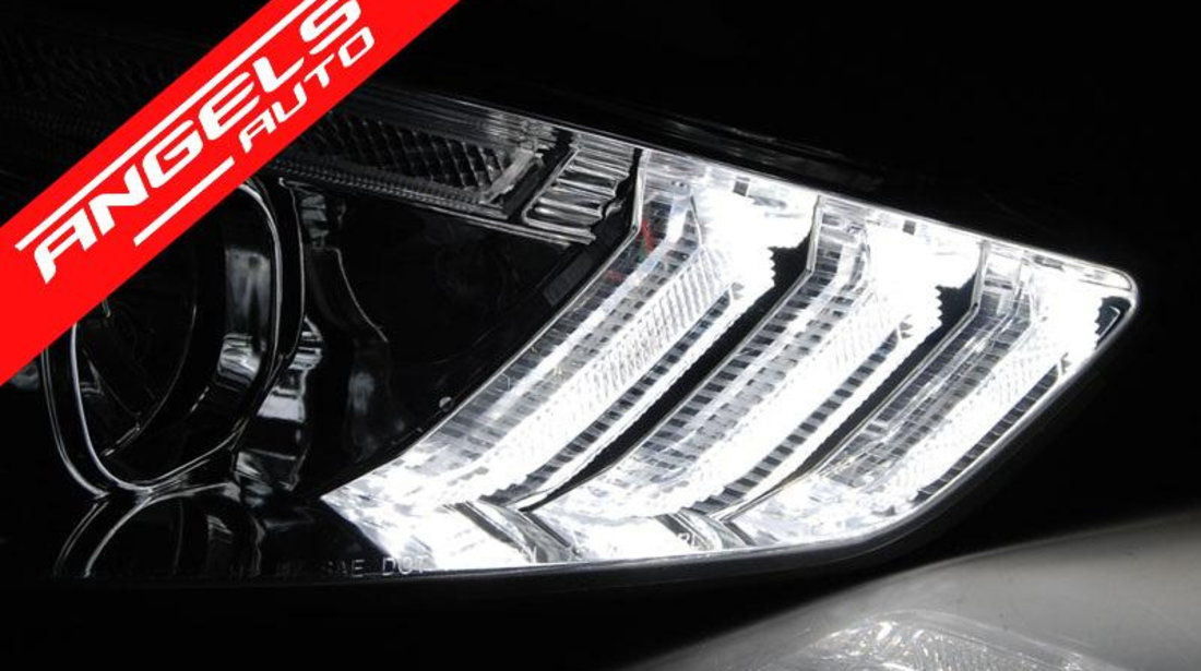 Faruri LED FORD FOCUS MK3 2015-2018 CHROME Semnal LED