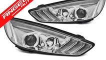 Faruri LED FORD FOCUS MK3 2015-2018 CHROME Semnal ...