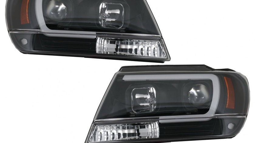Faruri LED Jeep Grand Cherokee (99-04) Black Design