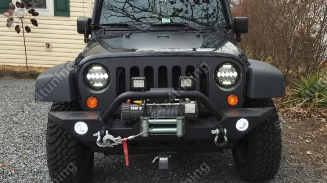 FARURI LED JEEP WRANGLER JK 2007-2017 CROM [V5]