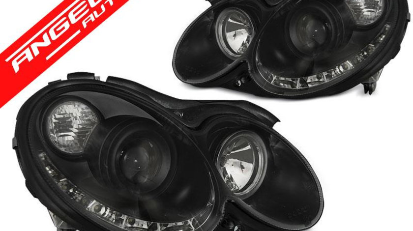 Faruri LED MERCEDES CLK W209 2003-2010 Black