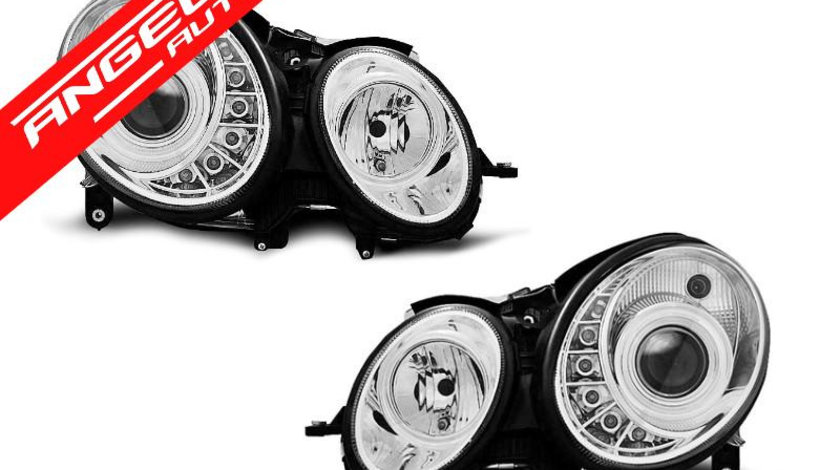 Faruri LED MERCEDES E Class W211 2002-2006