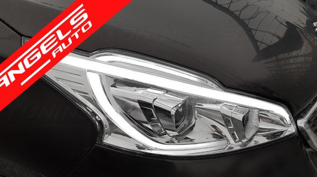 Faruri LED Peugeot 208 2012-2015 Tube Light Crom