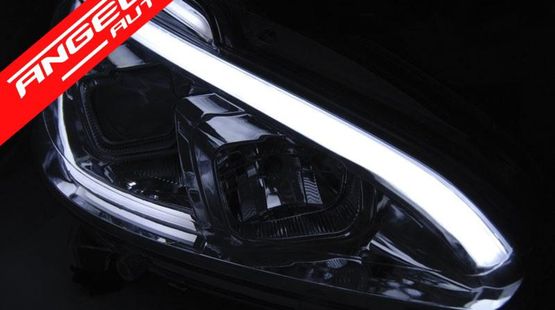 Faruri LED Peugeot 208 2012-2015 Tube Light Crom