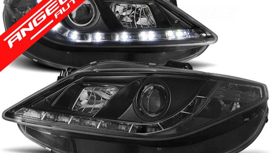 Faruri LED SEAT IBIZA 6J 2008-2012 Black