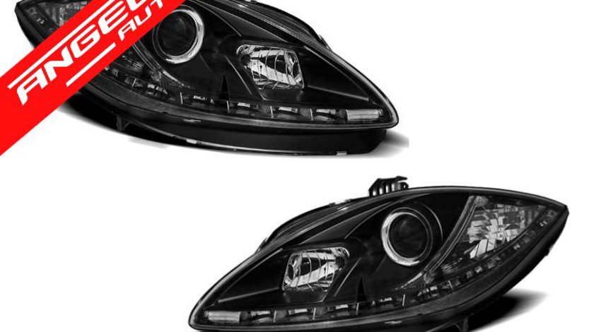 Faruri LED SEAT LEON ALTEA 09-12 Black