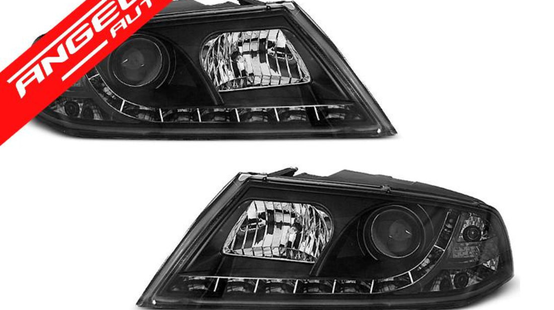 Faruri LED SKODA OCTAVIA 2 2004-2008 Black